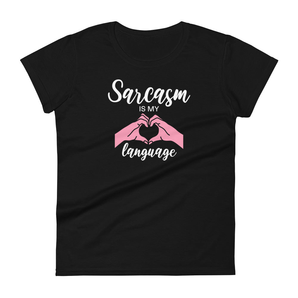 Sarcasm Is My Love Language - Heart Hands Edition - Graphic Tee